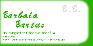 borbala bartus business card